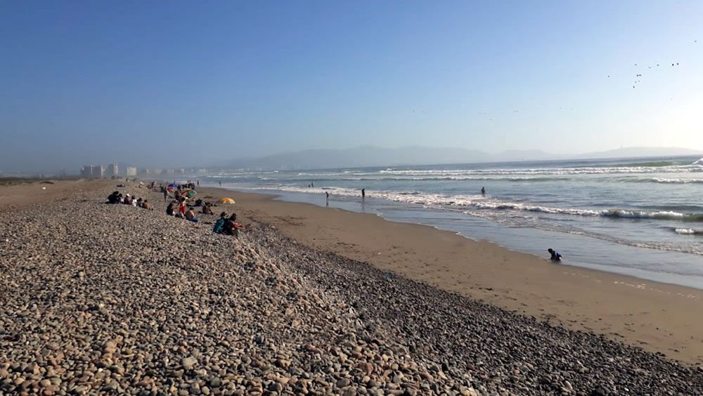 Playa del sector Caleta San Pedro en La Serena