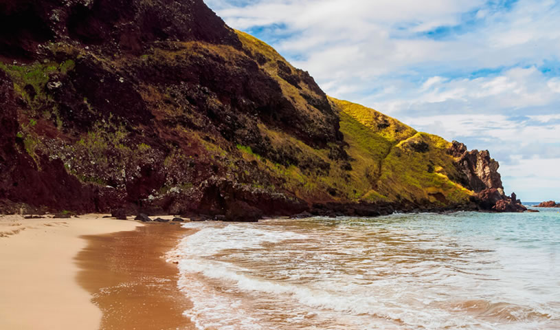 Playa Ovahe en Rapa Nui