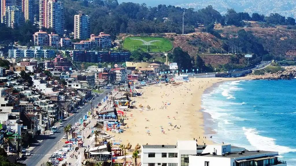 Playa en Reñaca Vina del Mar